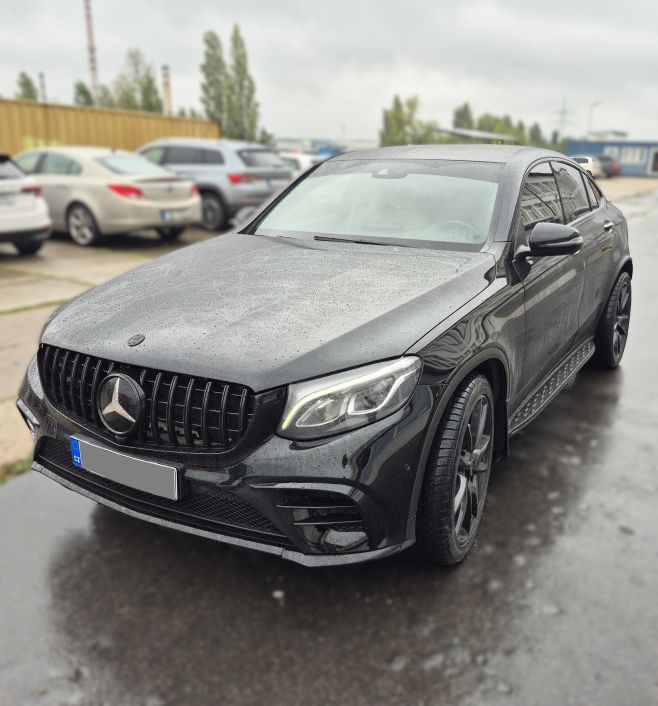 🤩 FOTO OD SPOKOJENÉHO ZÁKAZNÍKA 🤩 Mercedes Benz GLC (C253) - maska, boční nášlapy, sportovní spoilery do předního...